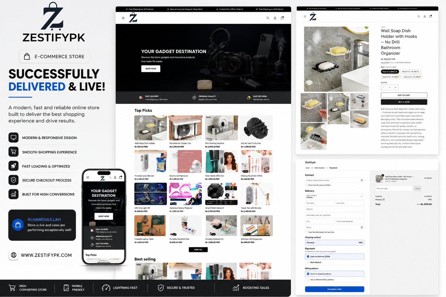 Zestify.pk Shopify Store